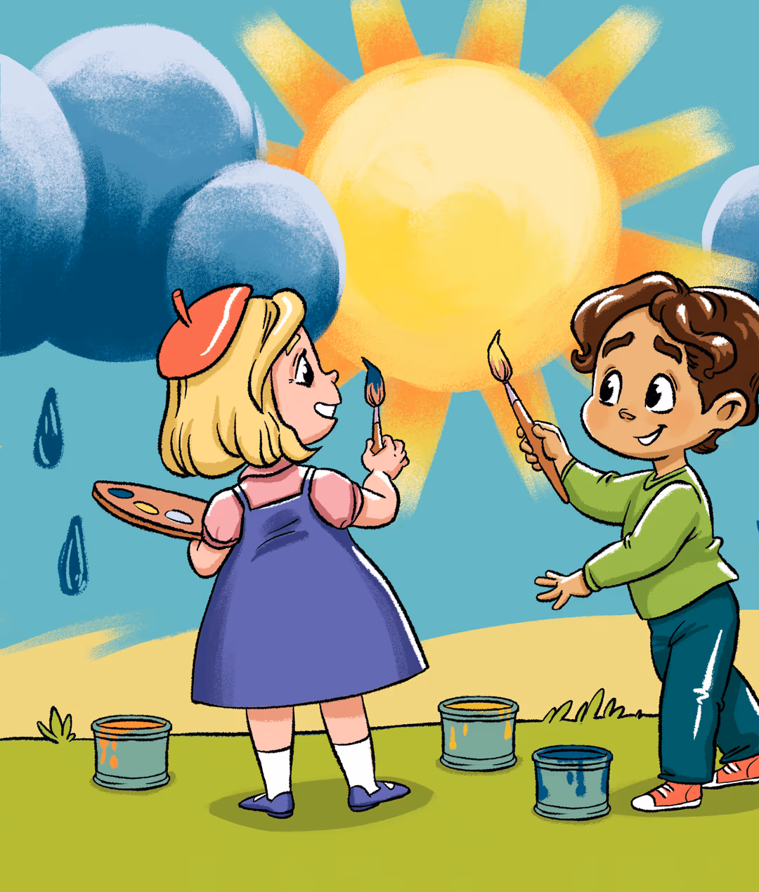 Open Tales illustration 2 - parent and child