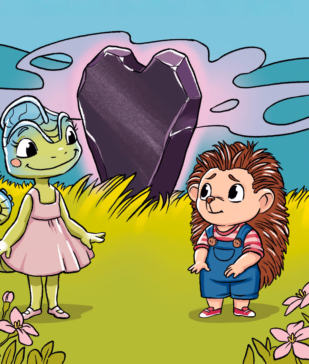 Open Tales illustration 4 - parent and child