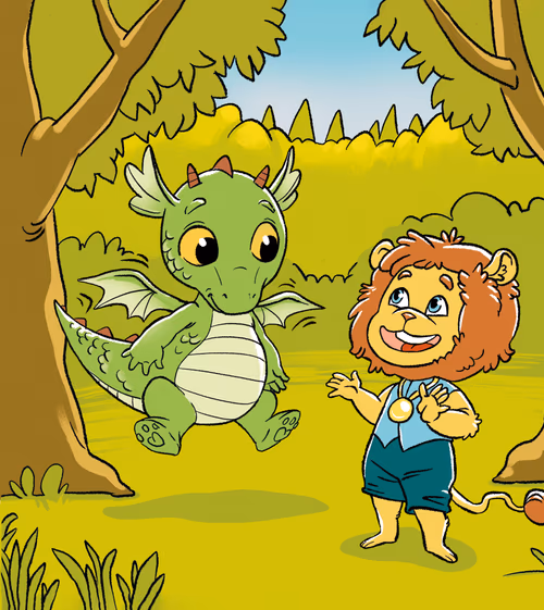 Kajtek the dragon